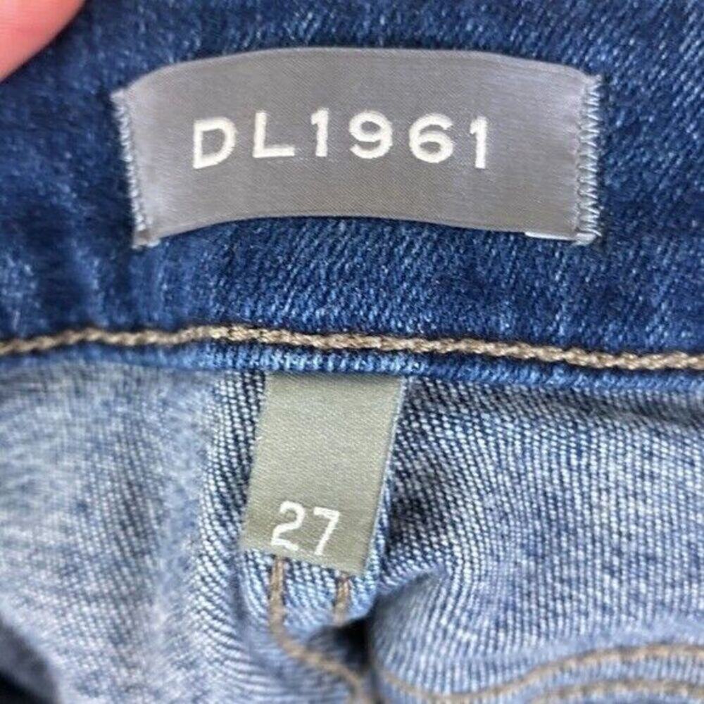 DL1961 Mara Ankle Mid Rise Instasculpt Straight Jean Womens Size 27 Relaxed Boho - Picture 10 of 12